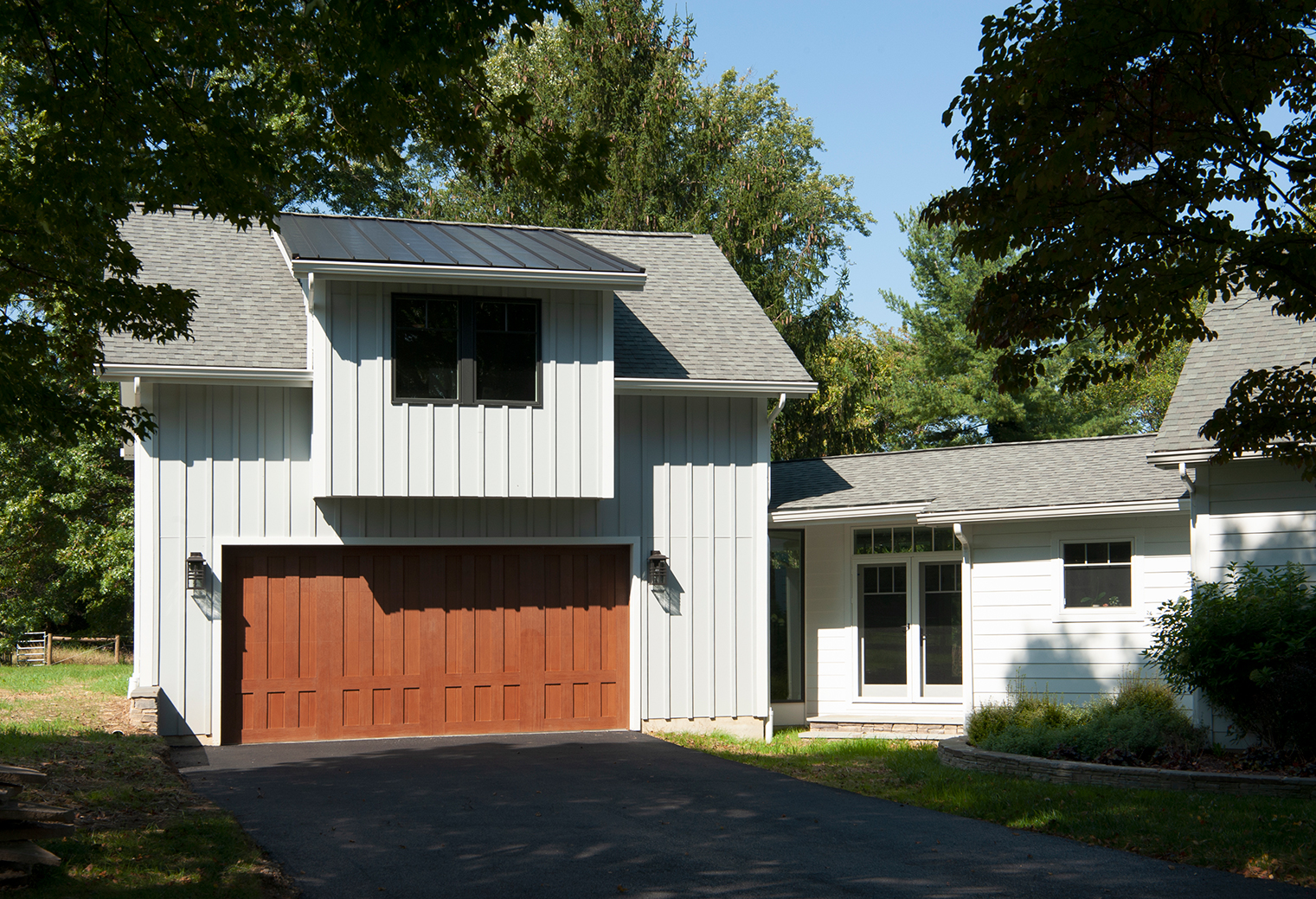 Garage loft addition to a Barnesville home.